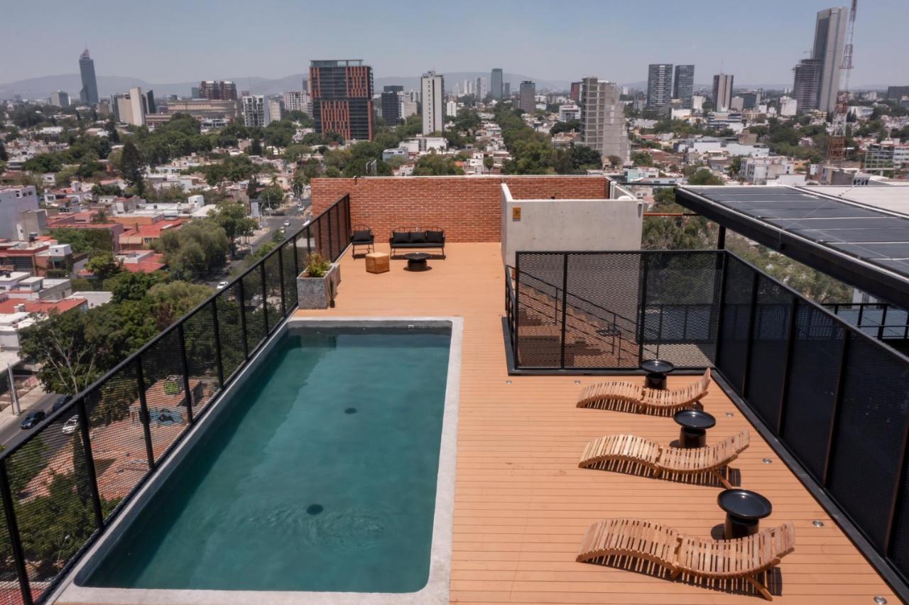 Tribeca Flat Witgdl Aparthotel Guadalajara Exterior photo